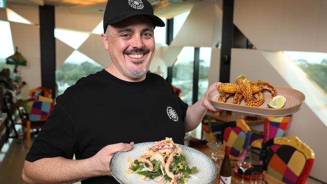 d'Arenberg’s famous Cube now features a new dining space – the Singapore Circus. Head chef is Jamie Steele. Picture: Dean Martin