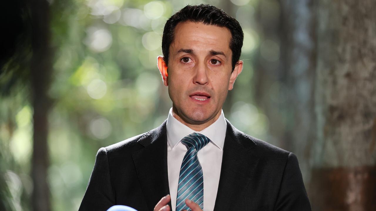 Premier David Crisafulli. His government will develop new legislation to replace the current Justices Act to make court processes more efficient. Picture: Lachie Millard