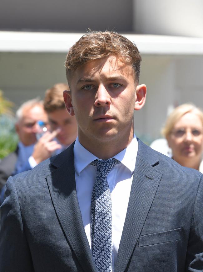 De Belin’s co-accused Callan Sinclair. Picture: NCA NewsWire/Simon Bullard.