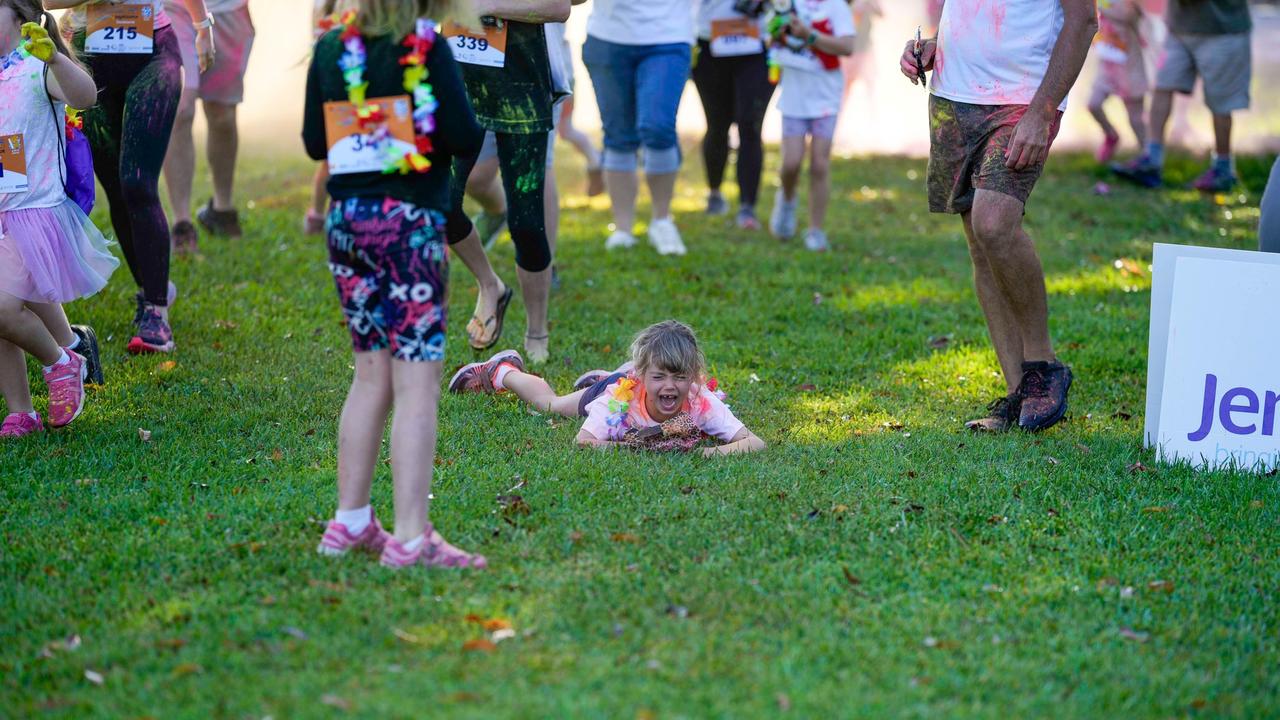 Fun from the 2023 Gladstone Colour Me Capricorn fun run for the RACQ CapRescue. Photos: Cherryandjun Photography