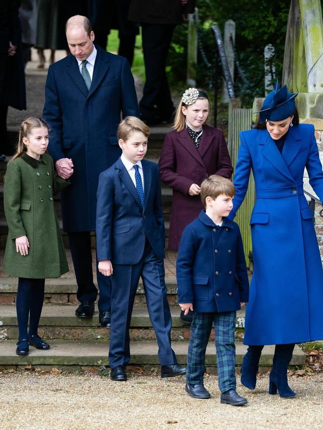 Prince William and their children Prince George, Princess Charlotte and Prince Louis were also in attendance. Picture: Instagram