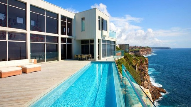 The stunning outlook from the Dover Heights home accountant Anthony Bell is believed to have sold for about $21m