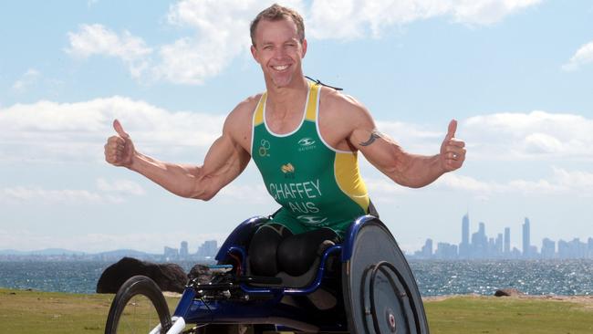 Australian Para-triathlete Bill Chaffey.