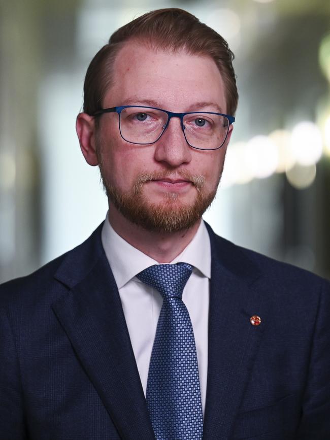 Senator James Paterson. Picture: Martin Ollman