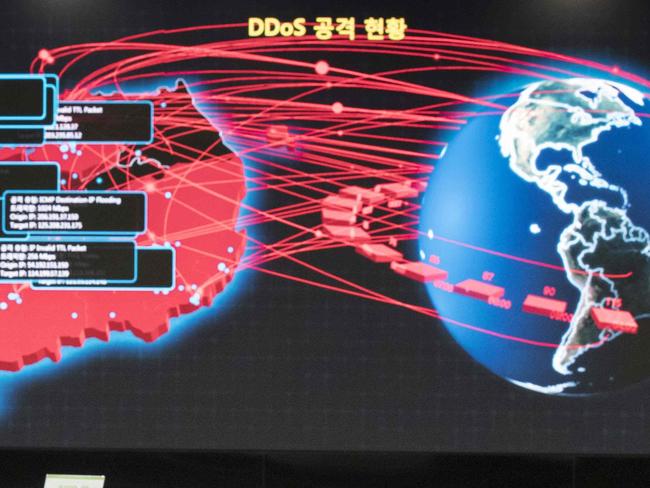 A photo taken on May 15, 2017 shows staff monitoring the spread of ransomware cyber-attacks at the Korea Internet and Security Agency (KISA) in Seoul More cyberattacks could be in the pipeline after the global havoc caused by the Wannacry ransomware, a South Korean cybersecurity expert warned May 16 as fingers pointed at the North. More than 200,000 computers in 150 countries were hit by the ransom cyberattack, described as the largest ever of its kind, over the weekend.   / AFP PHOTO / YONHAP / YONHAP / REPUBLIC OF KOREA OUT  NO ARCHIVES  RESTRICTED TO SUBSCRIPTION USE