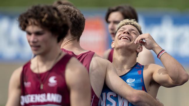 NSW athlete Connor Bond from Pymble takes the silver in the 100m.