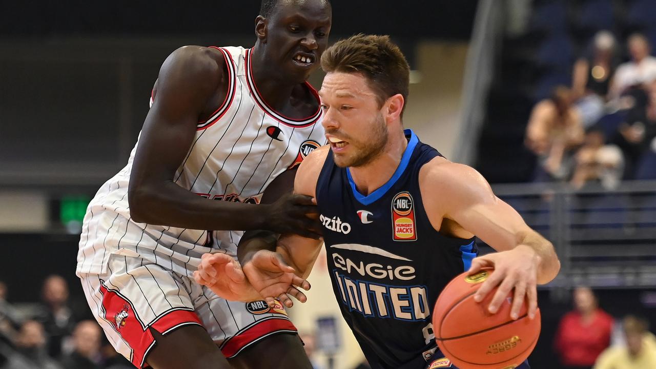 Matthew Dellavedova in action for Melbourne United. Picture: Albert Perez/Getty Images for NBL