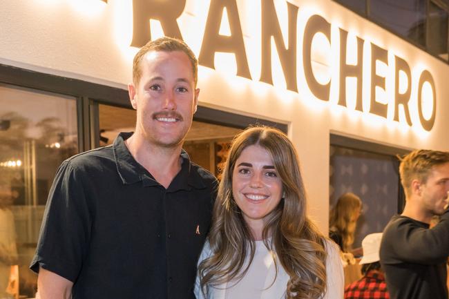 Ben and Chelsea Johnston. The Pulse for EL RANCHERO Launch at West Burleigh Heads, April 7 2023. Picture: Steven Grevis