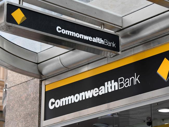 SYDNEY, AUSTRALIA - NCA NewsWire Photos AUGUST, 12, 2020: Commonwealth Bank of Australia (CBA) signage in Sydney. Picture: NCA NewsWire/Bianca De Marchi