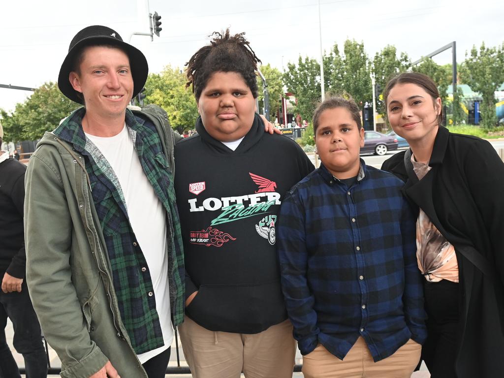 Fans outside the Snoop Dogg Concert at the Adelaide Entertainment centre. Picture: Keryn Stevens