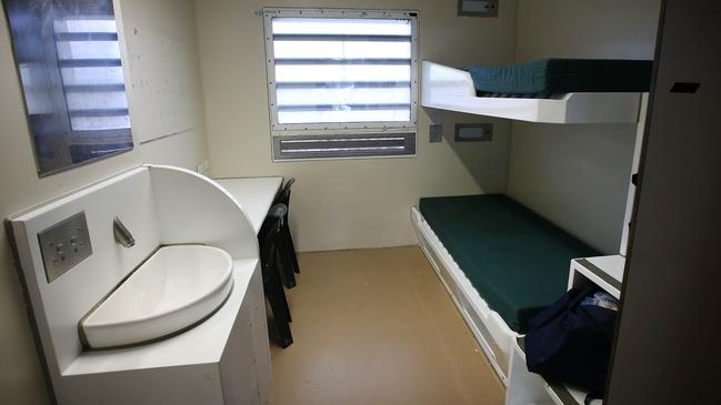 Officers at Port Phillip Prison found bricks had been removed from a cell on Saturday night Picture: File image.