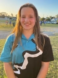 Emme Neinhuis, under 12s Wallaroo JRLC.