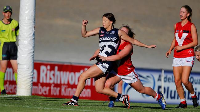 South Adelaide SANFLW player Mykala Walker-Murphy. Picture: Deb Curtis