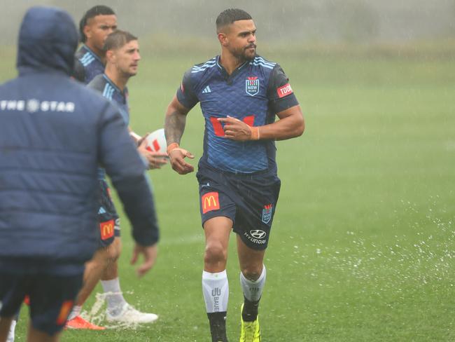 Latrell Mitchell at training. Picture: Rohan Kelly