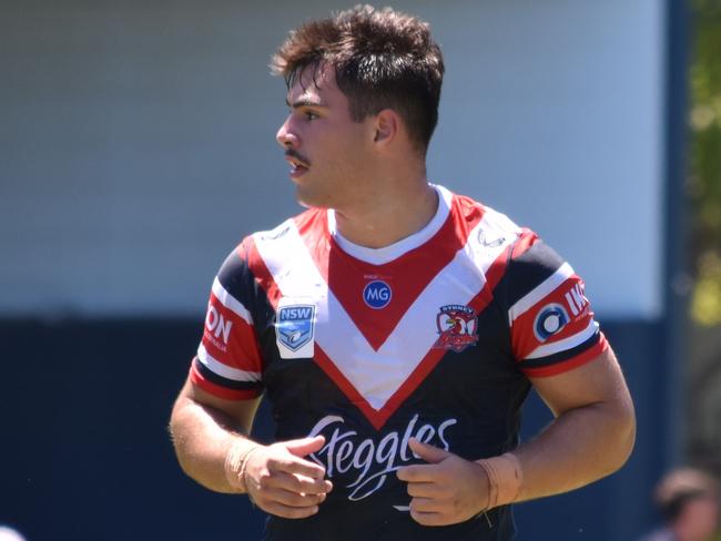 Zach Fittler. Picture: Sean Teuma. SG Ball Cup trial, St George Dragons vs Sydney Roosters at Mascot Oval, 13 January 2024.