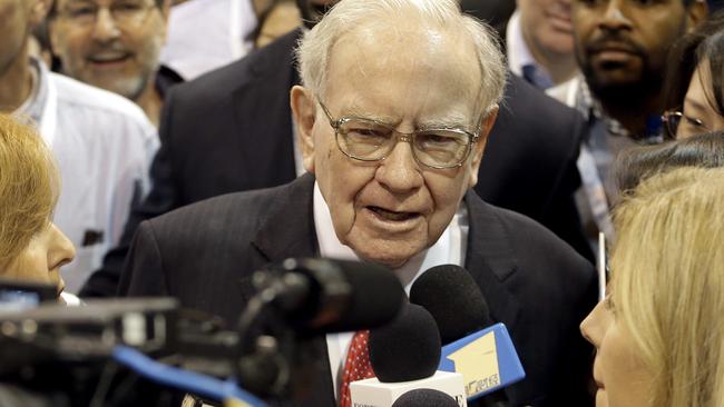 Warren Buffett names two successors but says he has no immediate plans to step down as head of Berkshire Hathaway. Pic: AP