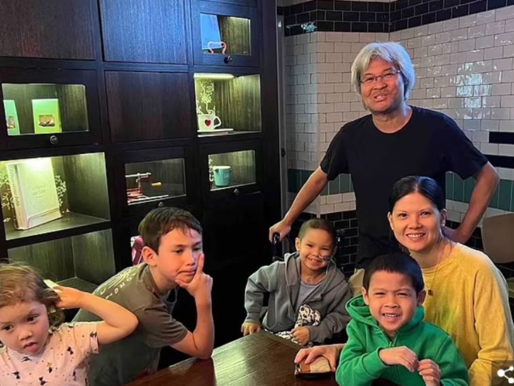 Chandler's with his family. Picture: Supplied