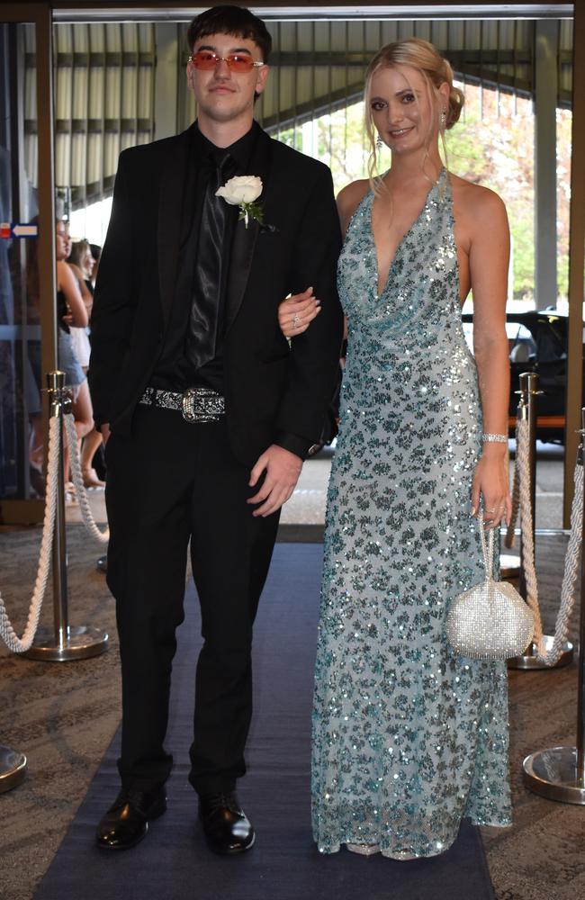 Nicholas Di Pietra and Lila Goddard at the Sunshine Coast Grammar School formal 2023. Photo: Jorina Maureschat