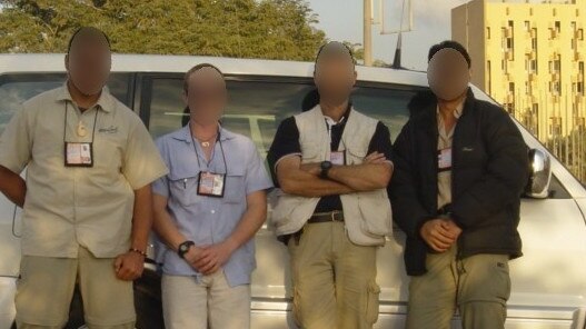 Some members of the Commonwealth contracted a CRG squad in Iraq. Picture: Supplied