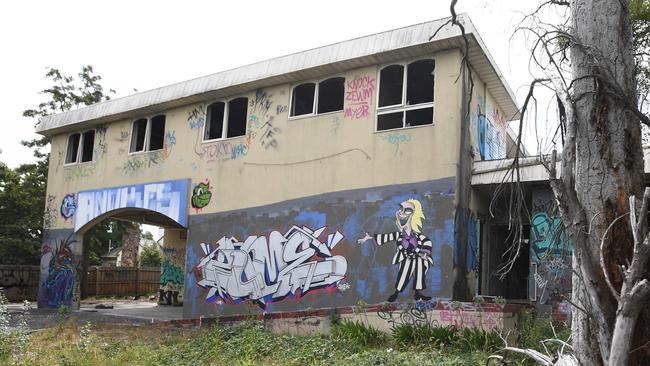 The old abandoned house on Canterbury Rd in Ringwood, which was demolished last year.