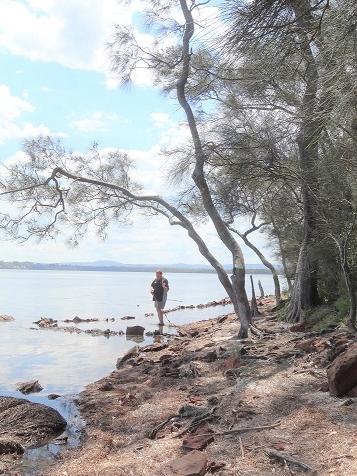 Mr LeMaire said this is a photograph of him making the rock pool