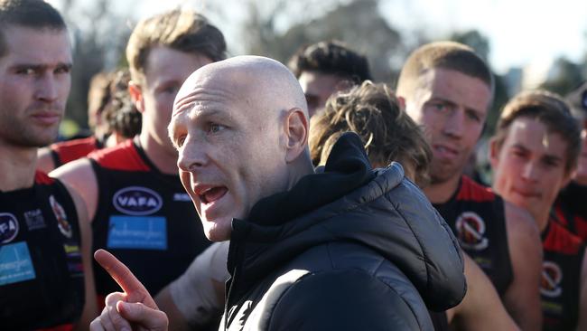 Old Xavs coach James Byrne.Picture: Stuart Milligan