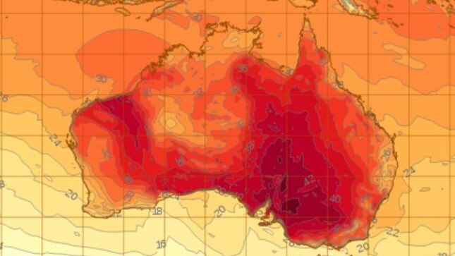 “Extreme conditions” are expected for the nation’s south east. Picture: Bureau of Meteorology