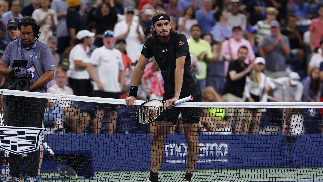 Stefanos Tsitsipas of Greece. Photo by Julian Finney/Getty Images