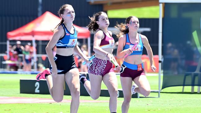 Queensland Little Athletics State Relay Championships. Saturday December 2, 2023. Picture, John Gass