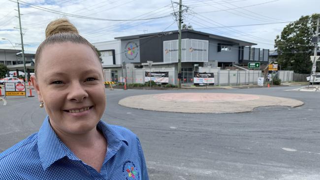 Kaleidoscope Early Learning Centre Redbank director Kristie Torrisi says construction is almost complete at the new centre. Picture: Andrew Korner