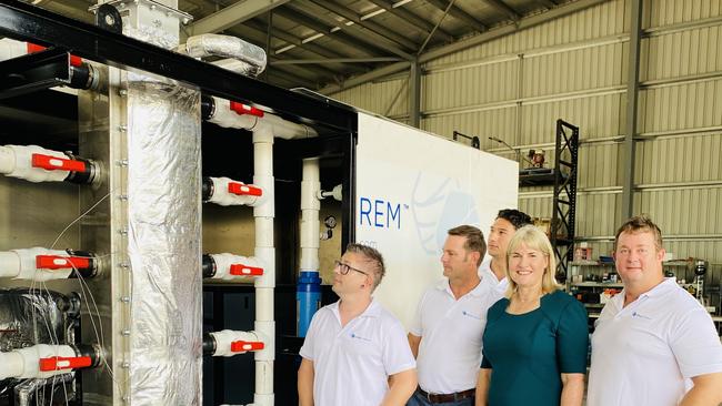 Aqua Aerem's mini Hydrogen plant. Picture: Gary Shipway