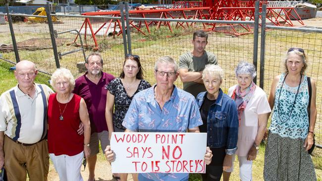 Derek Catterall and the Woody Point Action Group are in favour of a new planning scheme. PHOTO: AAP/Richard Walker