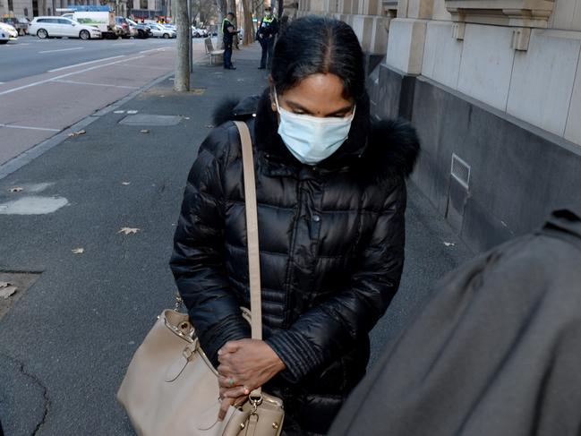 Kumuthini Kannan has never apologised for enslaving the Indian grandmother for years in her Melbourne home. Picture: NCA NewsWire / Andrew Henshaw