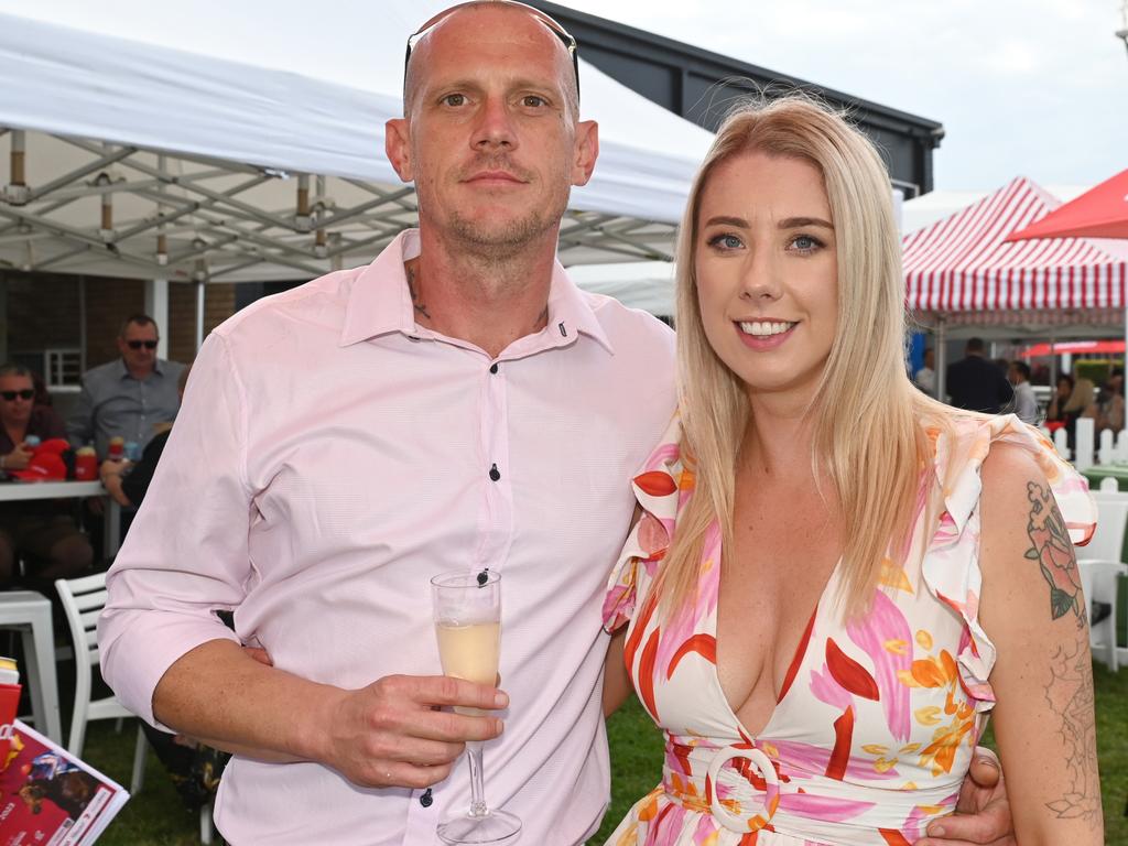 Matthew McKenzie and Kineta Tatnell at 2023 Ladbrokes Mackay Cup Mackay Turf Club Saturday 22 July 2023 Picture: Michaela Harlow