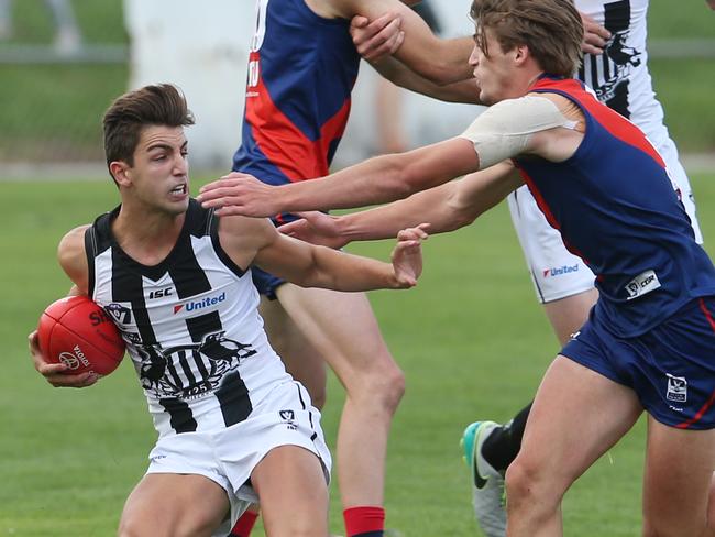 Is Josh Daicos ready for his AFL debut? Picture: David Crosling