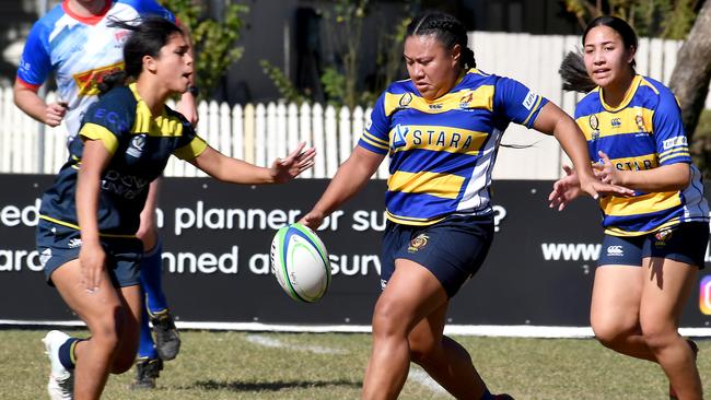 Club rugby union women's game between Easts v Bond Uni. Saturday June 18, 2022. Picture, John Gass