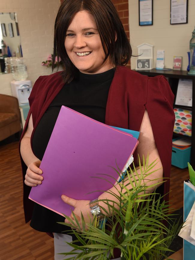 Rhiannon Pilton was nominated as a Telstra Businesswoman of the Year in 2017. Picture: Chris Eastman