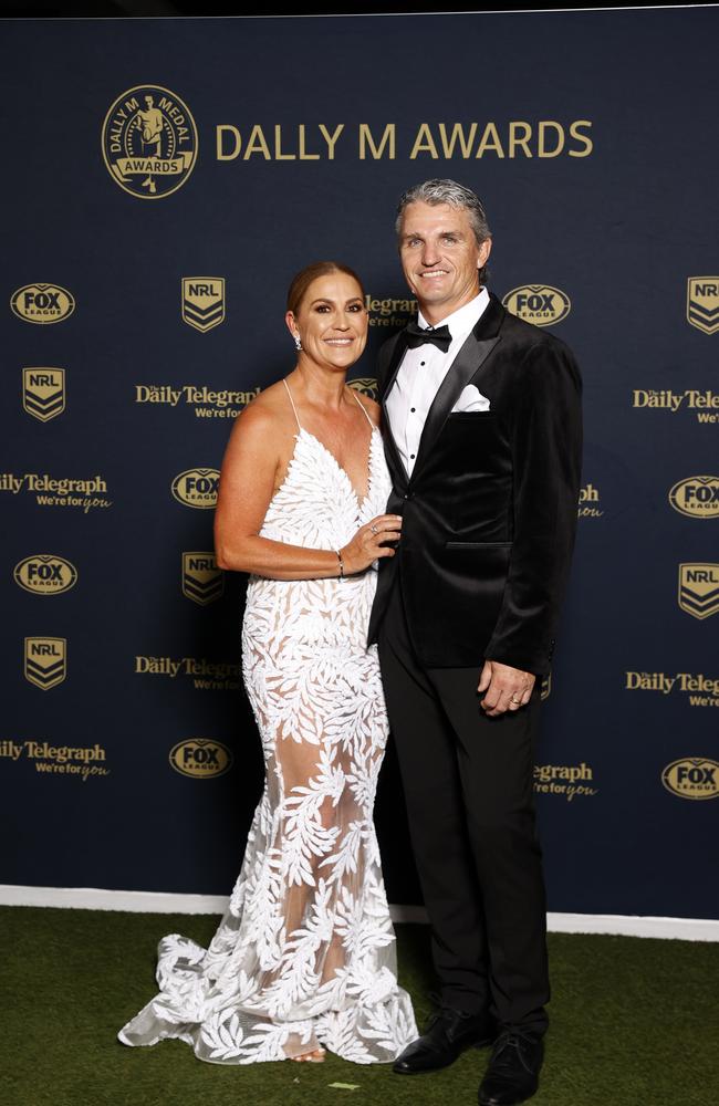 Ivan and Rebecca Cleary on the red carpet. Picture: Jonathan Ng