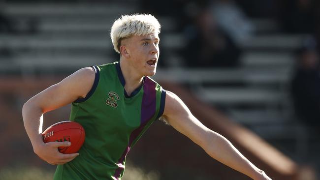 Top draft prospect Nate Caddy attended Melbourne’s Parade College. Picture: Getty Images