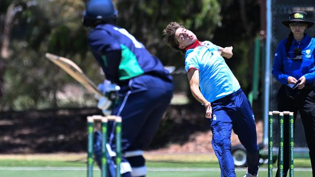 Oliver Patterson took three wickets. Picture: Cricket Australia