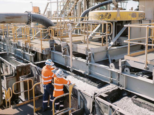 Employees at BHP's nickel operations in Western Australia.