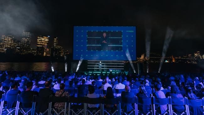 Foxtel Group hosted the launch at the iconic Fleet Steps on Mrs Macquaries Point.