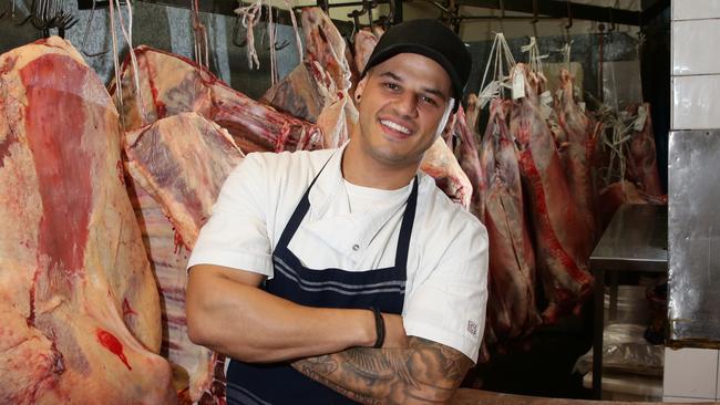 Necta Papanicolaou worked at the family-run and popular butcher, Dulwich Hill Gourmet Meats Picture: Craig Wilson