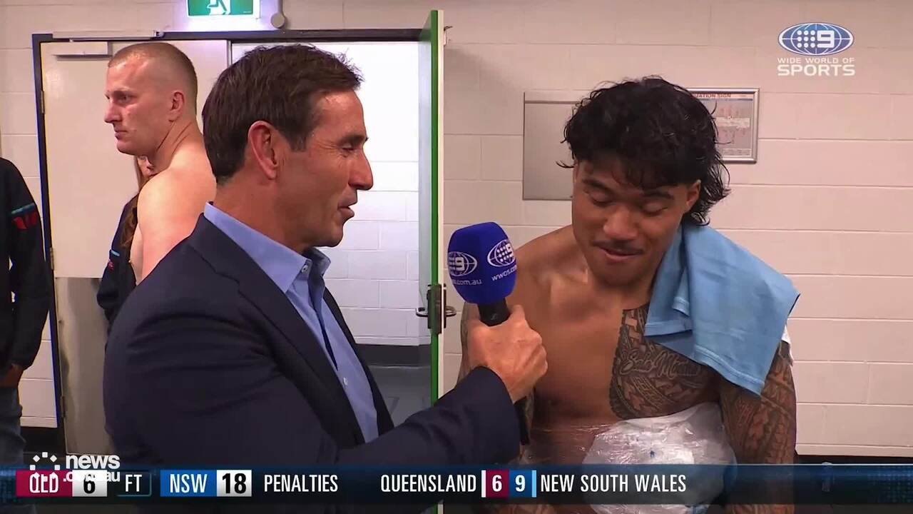 Andrew Johns visits NSW sheds after Origin 1
