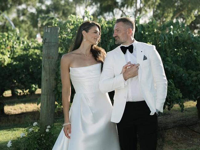 Stephanie Rice tied the knot with Mark Lassey in Perth this week in an intimate vineyard ceremony. Photo: Instagram.