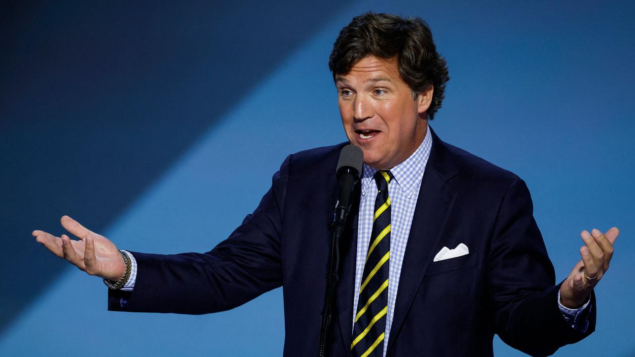 Former Fox News host Tucker Carlson weighed in on Australia’s housing crisis. Picture: Chip Somodevilla/Getty Images North America/Getty Images via AFP