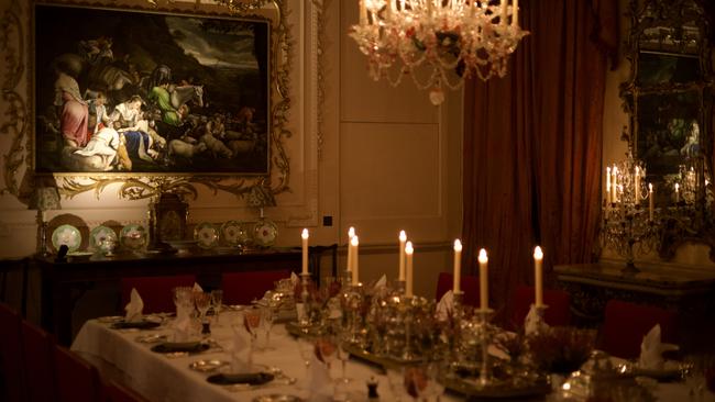 The Pink Dining Room is King Charles’s favourite room in the house. Picture: Jacquelin Magnay