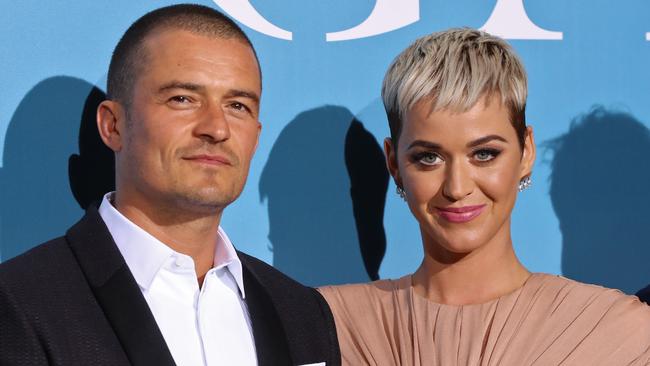 Orlando and Katy. Picture: Valery Hache/AFP