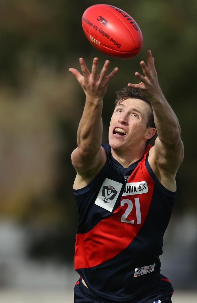 Ben Jepson as a second-year Coburg Lion. Picture: Stuart Milligan