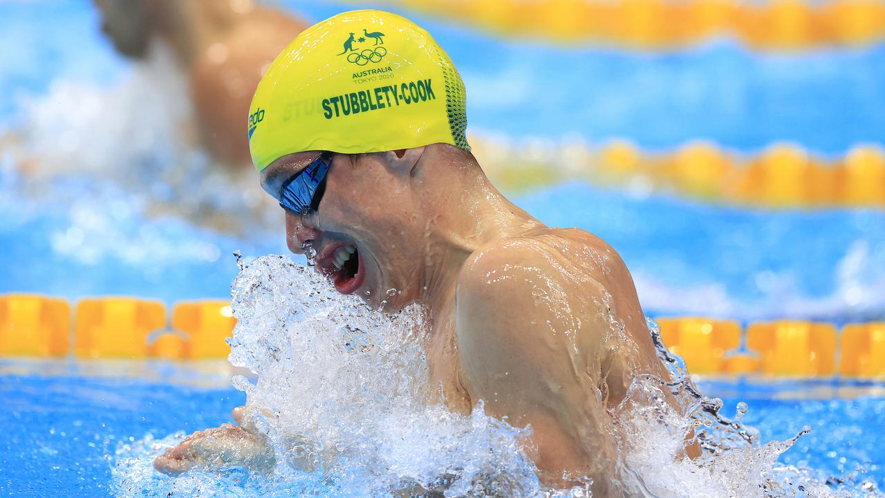 Zac Stubblety-Cook in action at the Tokyo 2020 Olympics.